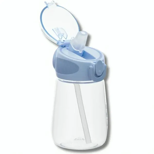 Garrafinha Com Canudo Infantil Tritan Azul 300 ml 18021 Buba - Image 2