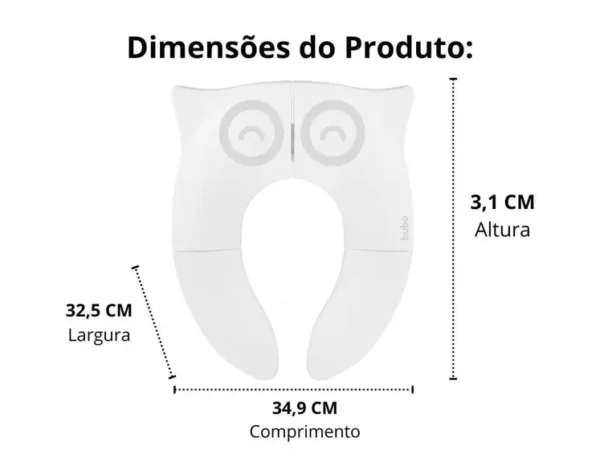 Redutor De Assento Dobrável - Coruja - Buba 13779 - Image 2