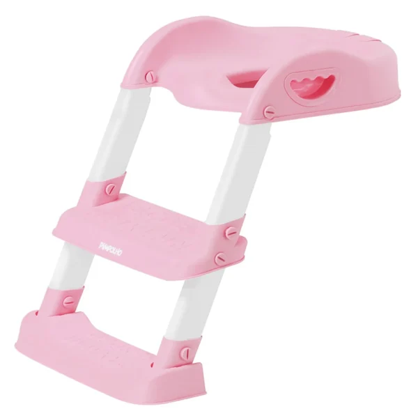 94791- Redutor de assento sanitário com escada- Rosa