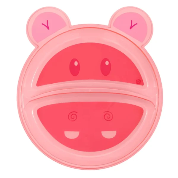 97411- Prato bichinho com divisória hipopótamo feminino Pimpolho - Image 2