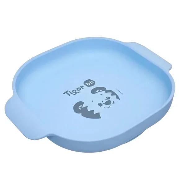 6772088-  Prato de Silicone com Ventosa e Alças- Tigor