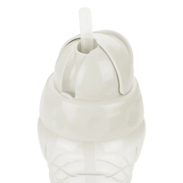 96643-  Garrafa colorida C/canudo 270ML masculino Pimpolho- Cinza - Image 3