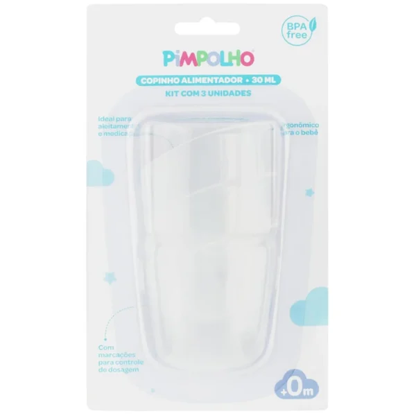 15658- Copo Alimentador Graduado 35ml com 3 Unidades