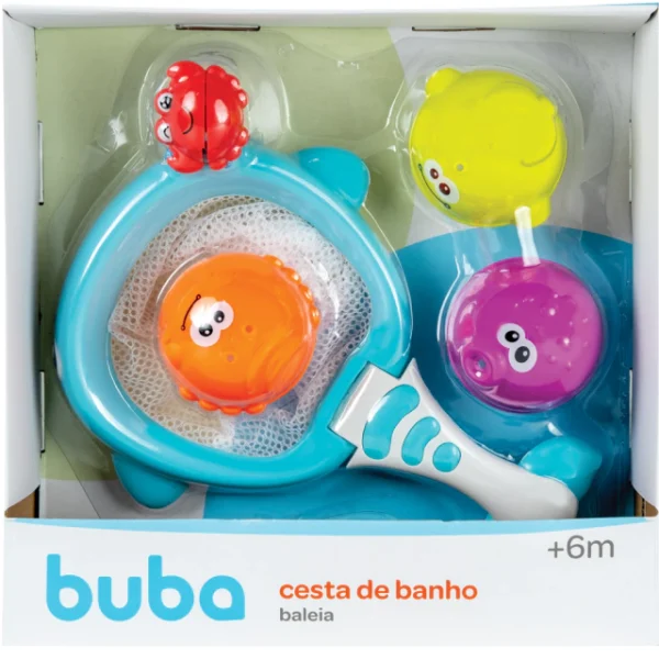 13603- Cesto de Banho Baleia