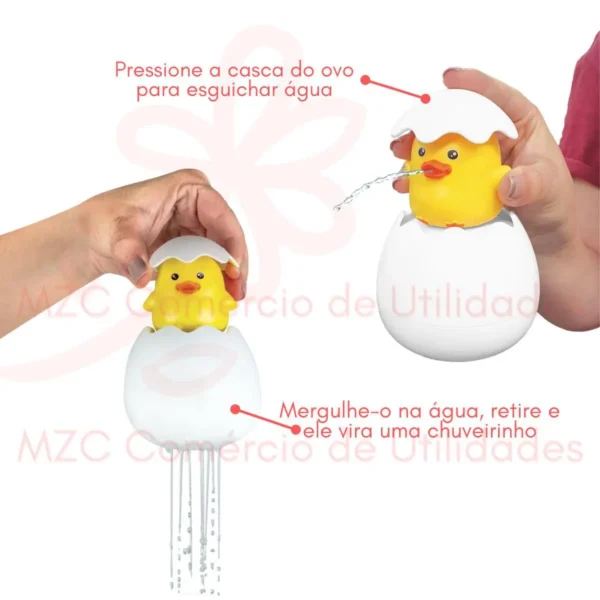 13647 Brinquedo de banho pintinho chuveirinho - Image 8