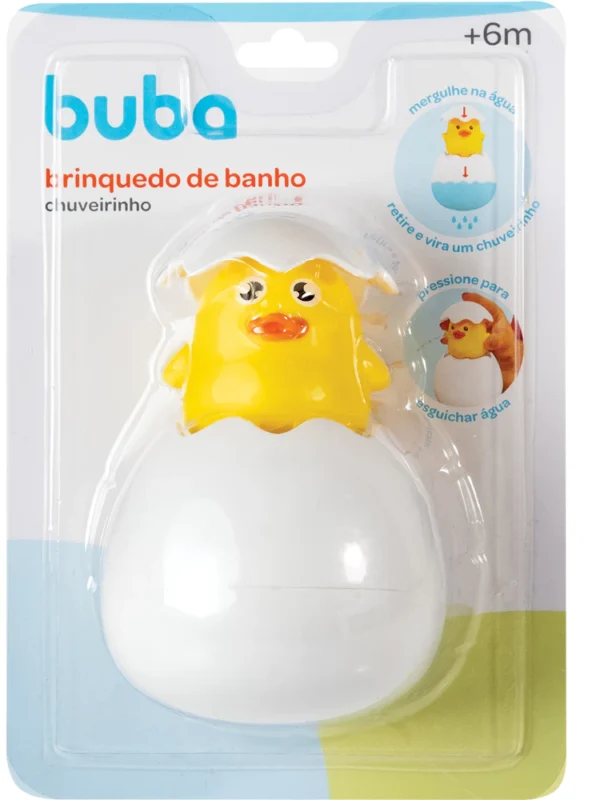13647 Brinquedo de banho pintinho chuveirinho - Image 3
