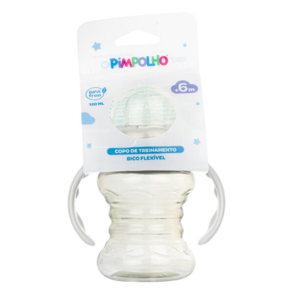 96722 Copo treinamento 300ml cinza Pimpolho