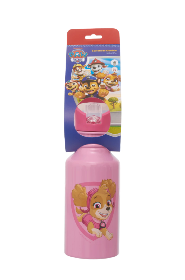 607A45- GARRAFA ALUMINIO SKYE 500ML PATRULHA CANINA kouii