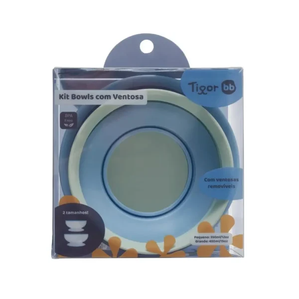 6772784- Kit Bowls com Ventosa Tigor BB - Tigor T. Tigre