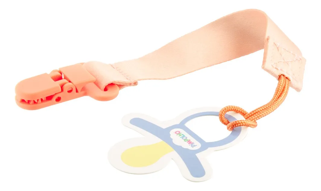 0300463- Prendedor de Chupeta Pimpolho Laranja - Imagem 2