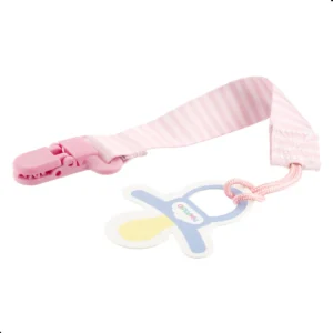 0300463- Prendedor De Chupeta Com Listras 14cm Pimpolho