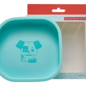 6100b88- Prato De Silicone Com Ventosa Kouii Filhotiis Cachorro