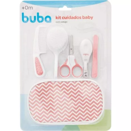 7285- Kit Cuidados Baby Com Estojo Rosa - Buba - Imagem 3