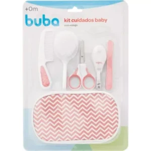 7285- Kit Cuidados Baby Com Estojo Rosa - Buba