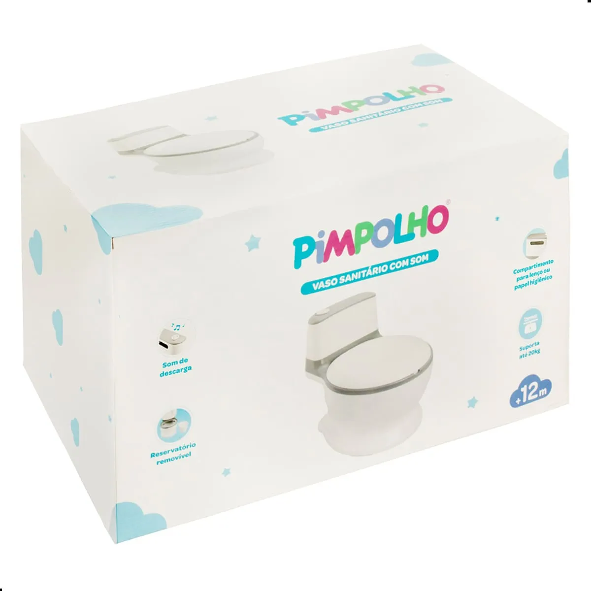 0301043- Vaso Sanitário Infantil Com Som Pimpolho