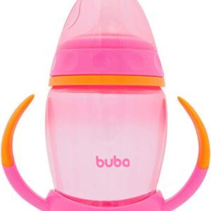 12636- copo de treinamento rosa Buba com alça removivel