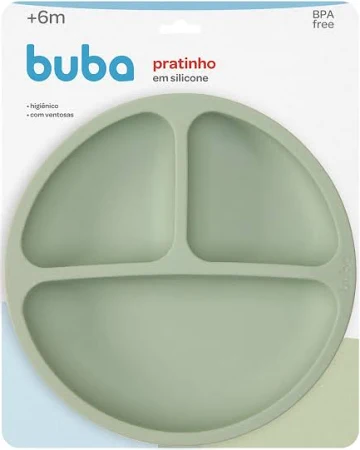 15630- pratinho c/ ventosa buba (verde)